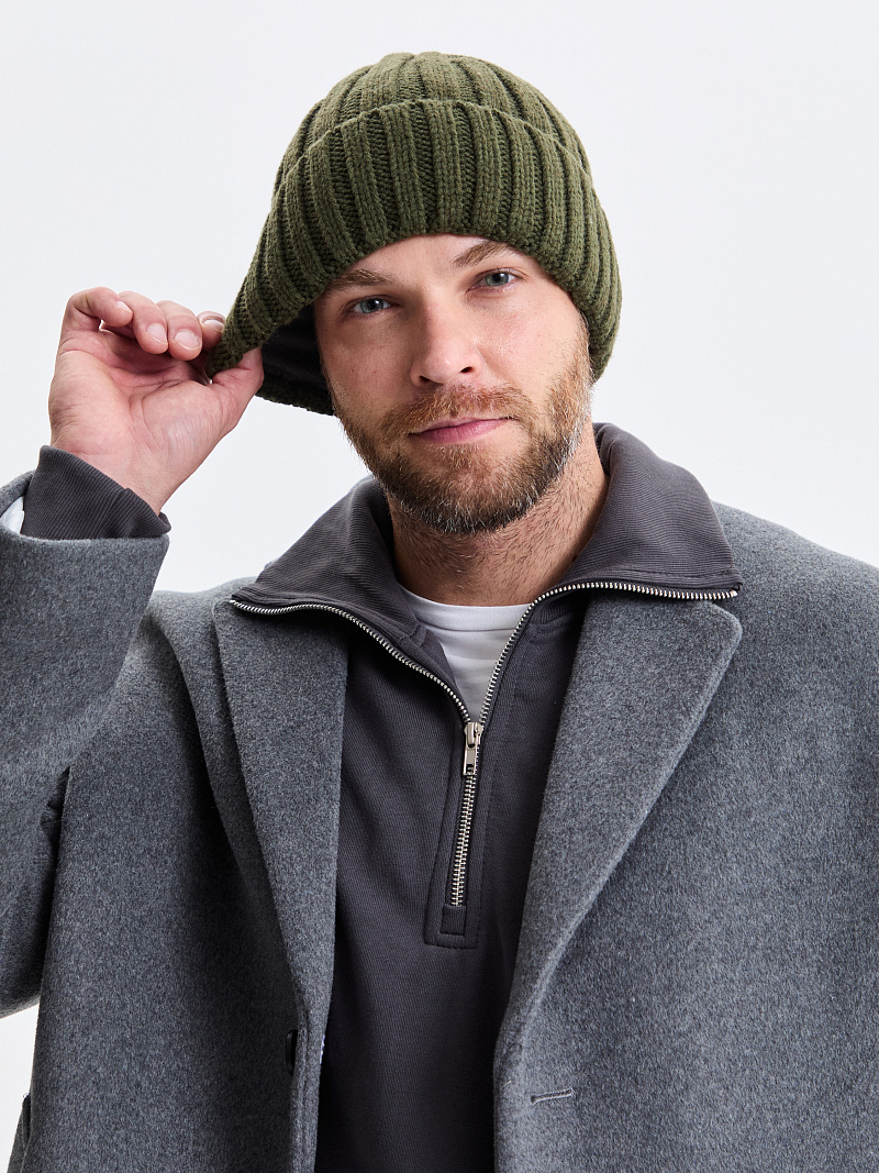 Шапка на флисе с кашемиром ESM 25348