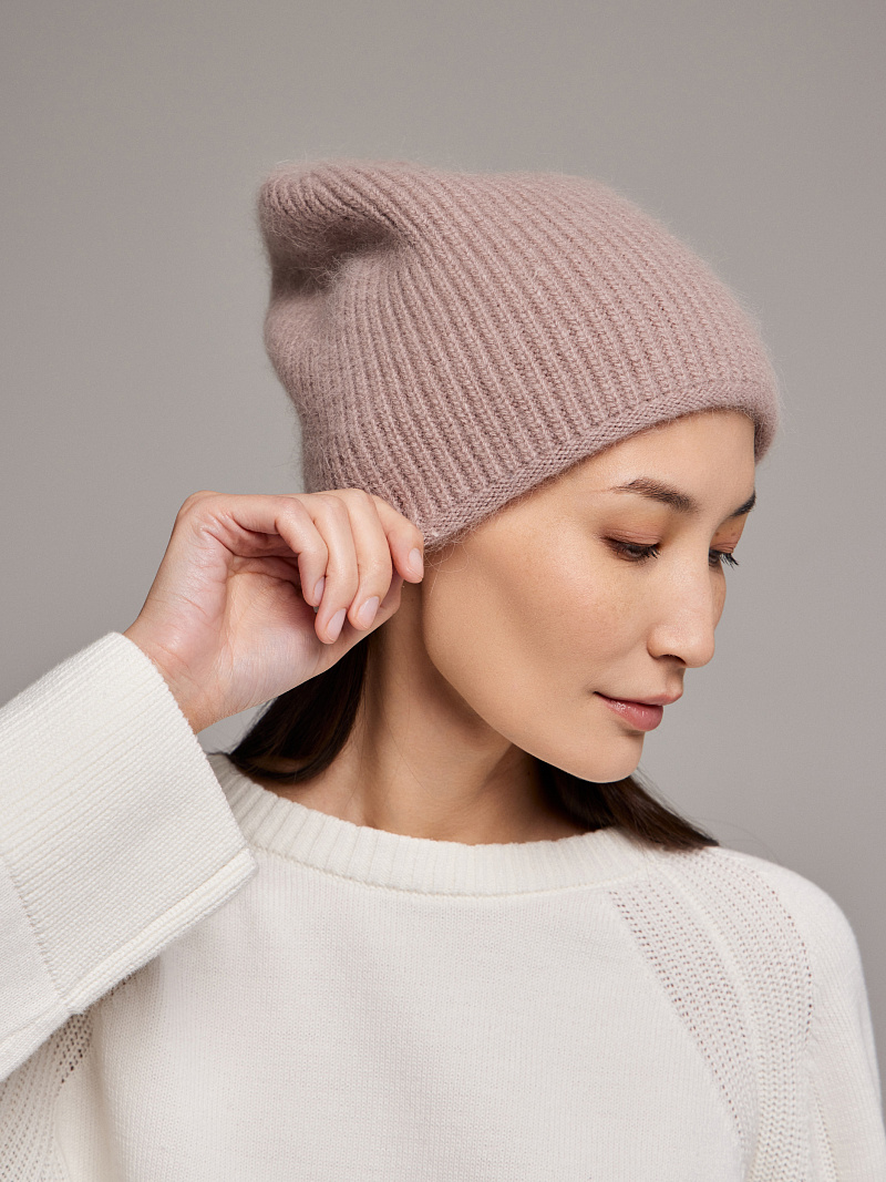 Шапка двойная 40% ангора PR 25040