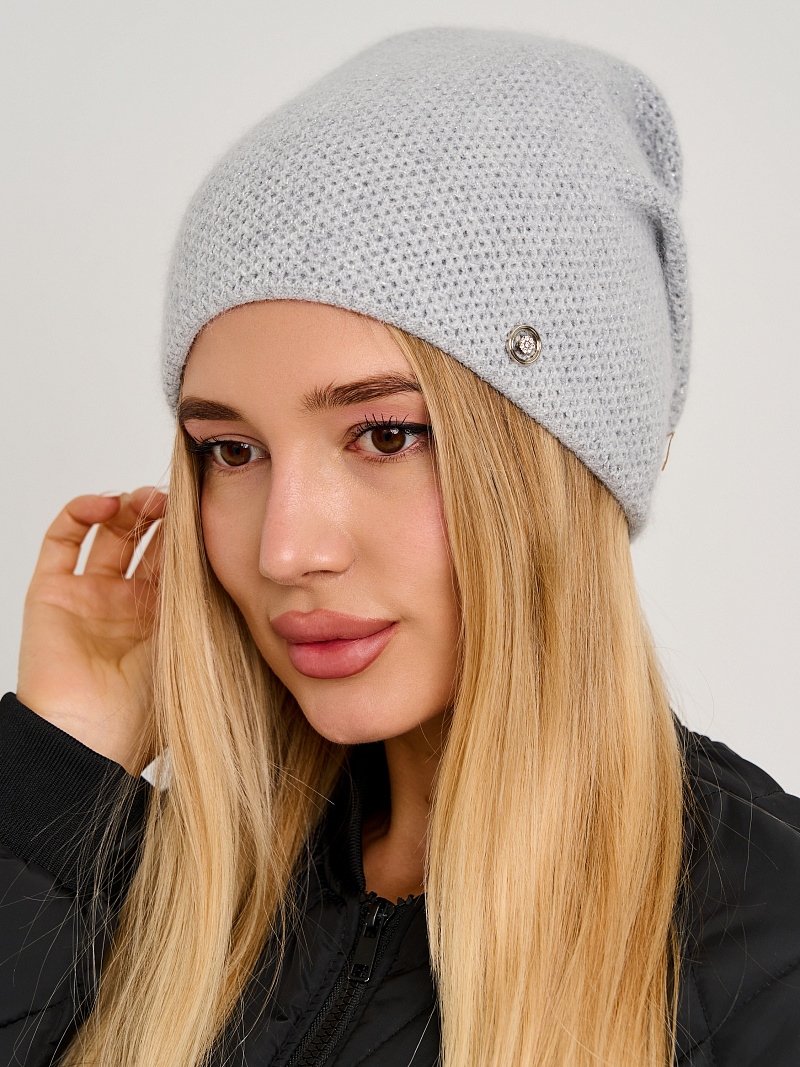 Шапка двойная ангора 40% ESW 24198