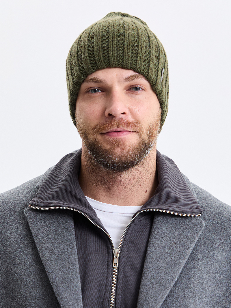 Шапка двойная с кашемиром ESM 25350