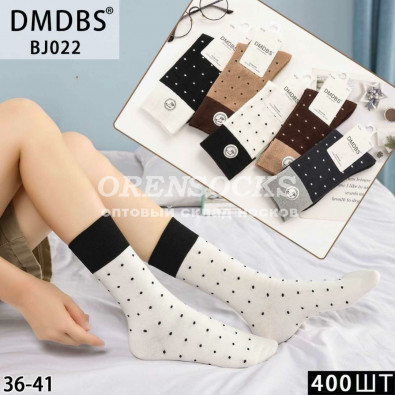 НОСКИ ЖЕНСКИЕ ХЛОПОК АССОРТИ ОТЛИЧНОГО КАЧЕСТВА DMDBS BJ-022