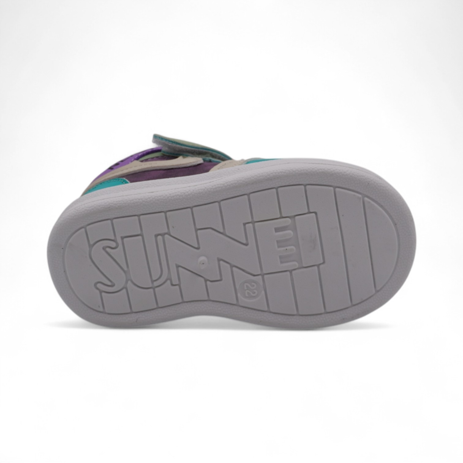 Кроссовки детские высокие 4264 фиолетово зеленые