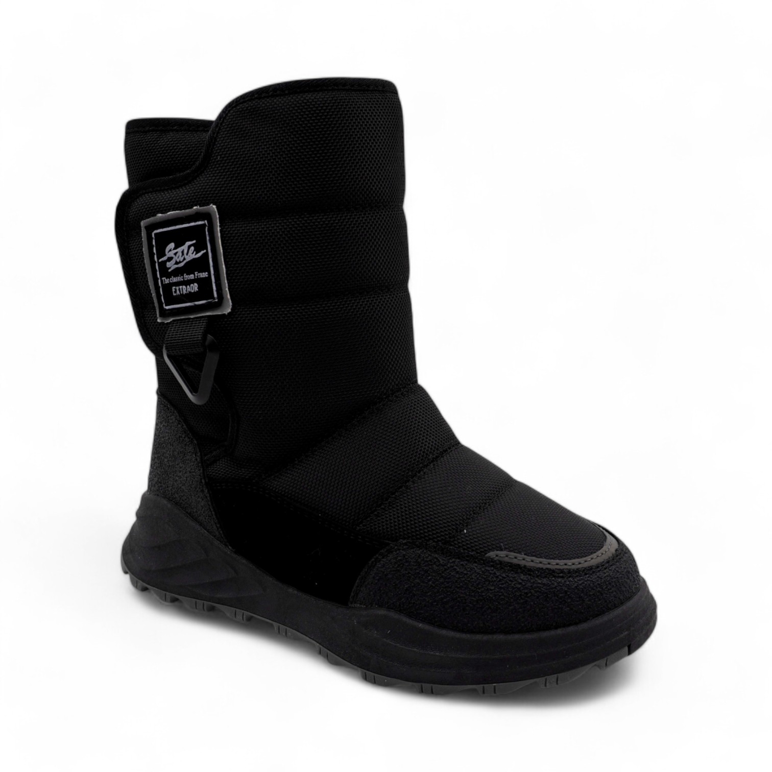 Ботинки мембранные на меху ХМ957-3-1 черный