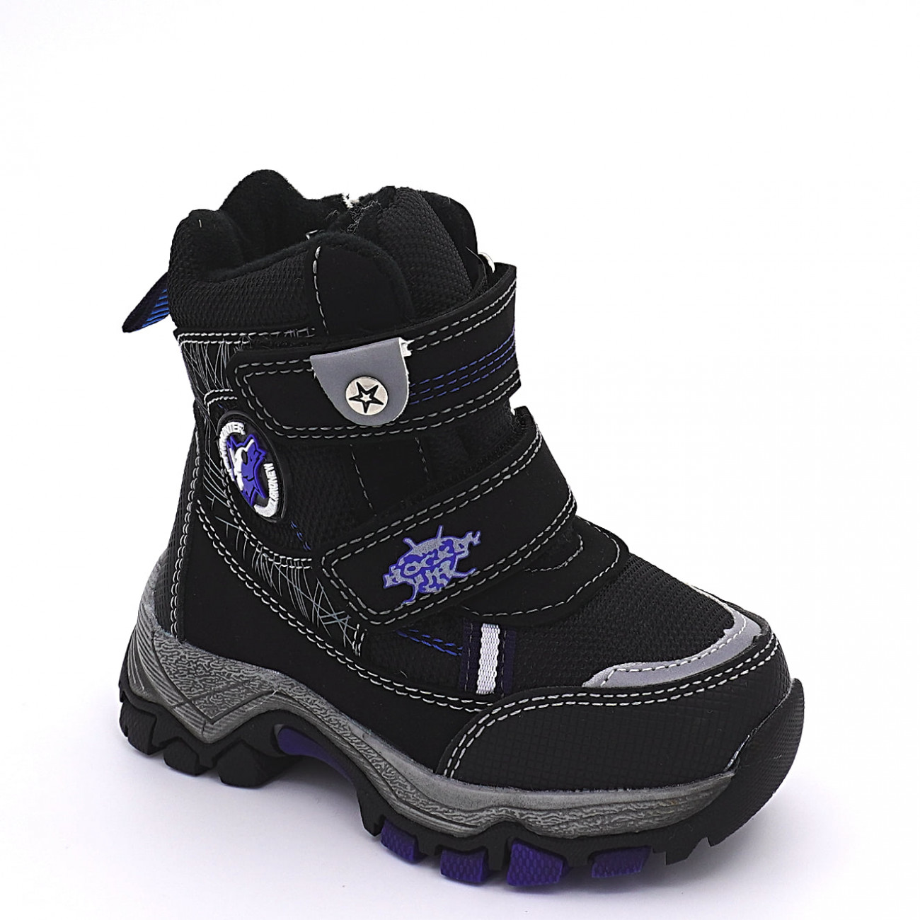 Ботинки мембранные на меху ХМ0447-1-1 черный