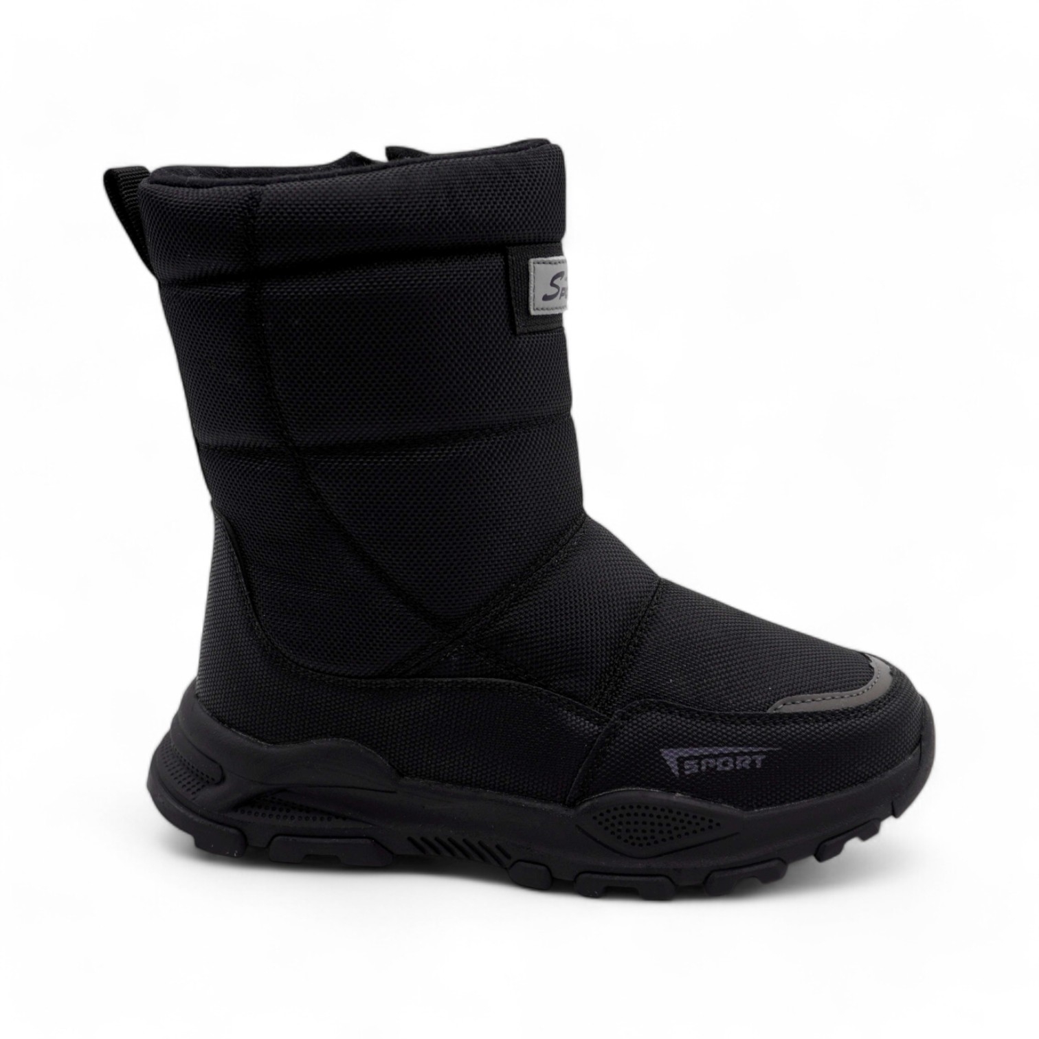 Ботинки мембранные на меху ХМ911-3-1 черный