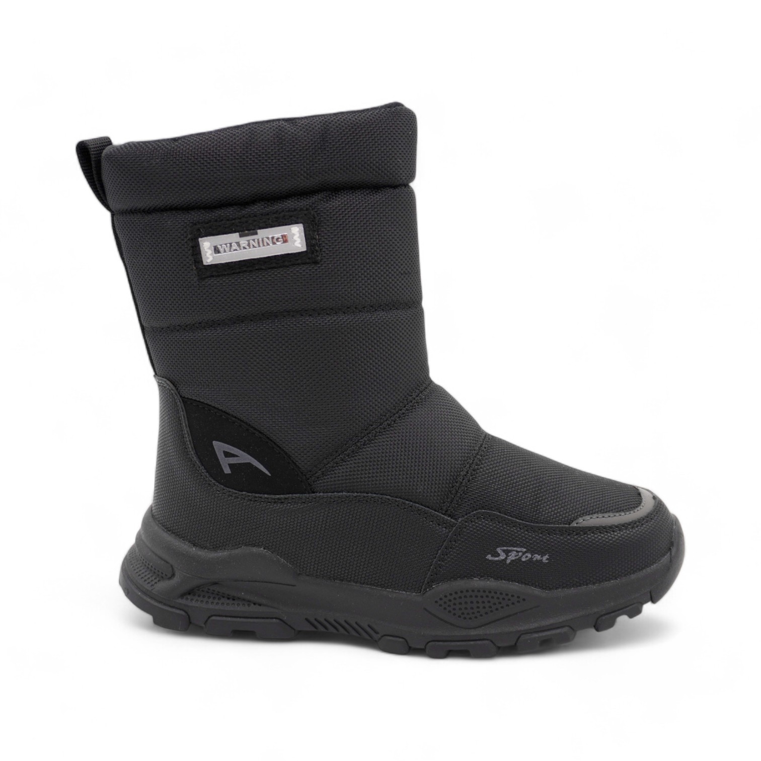 Ботинки мембранные на меху ХМ912-3-1 черный