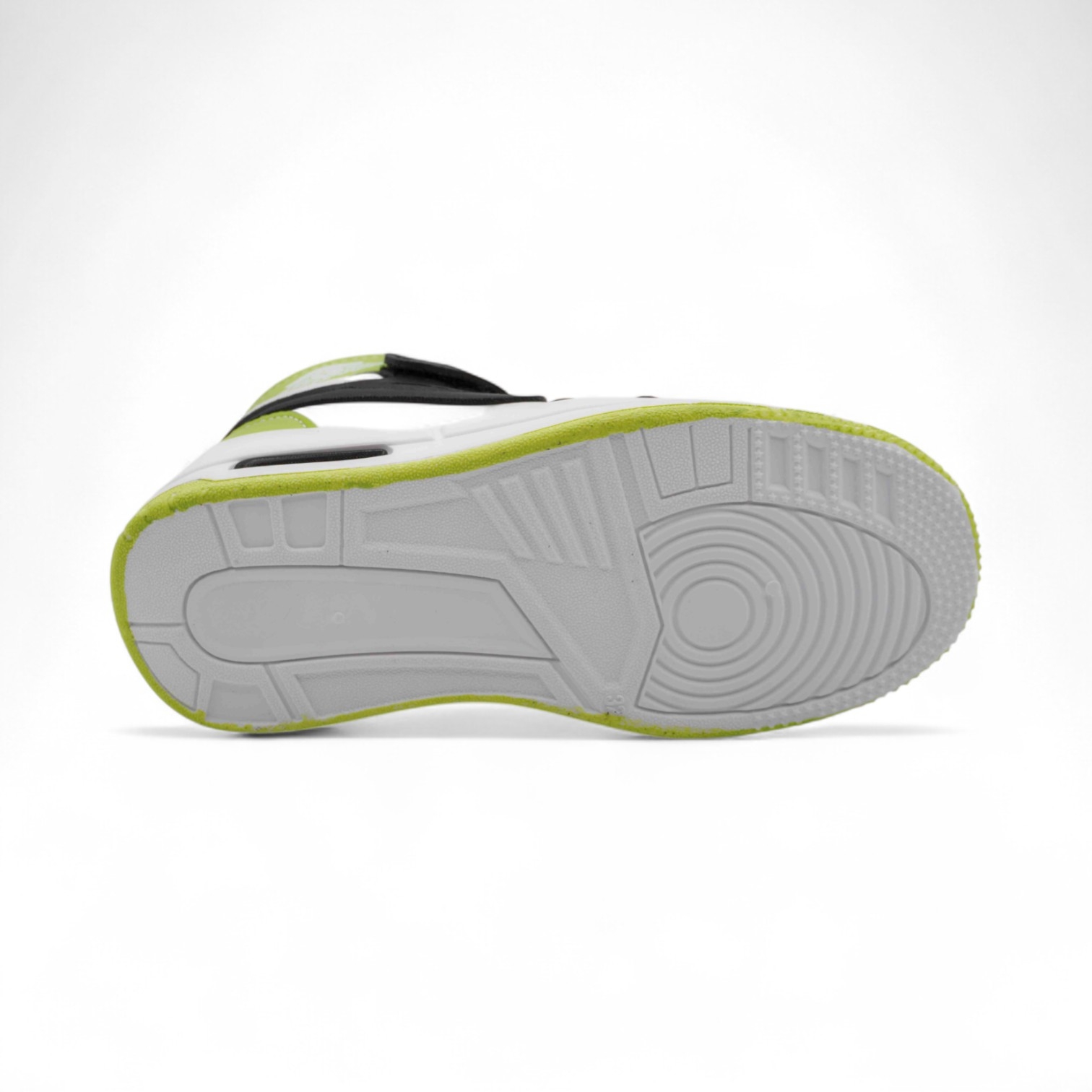 Кроссовки подростковые высокие 4511-23 черно зеленые