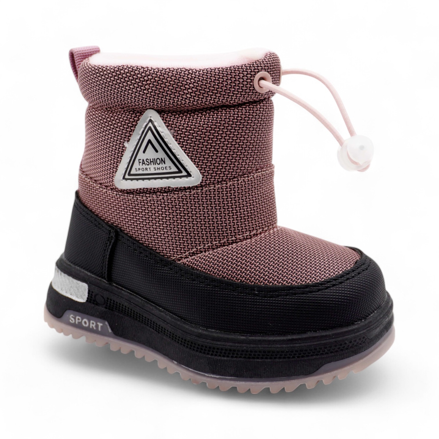 Дутики мембранные на меху XV878-1-3 темно розовый