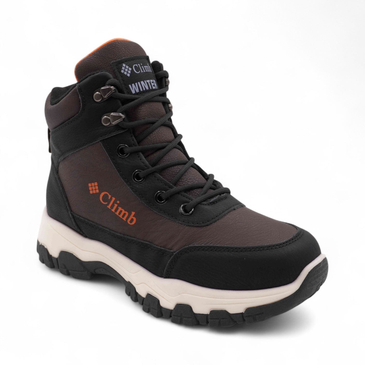 Кроссовки зимние на меху 1923-8 коричневые