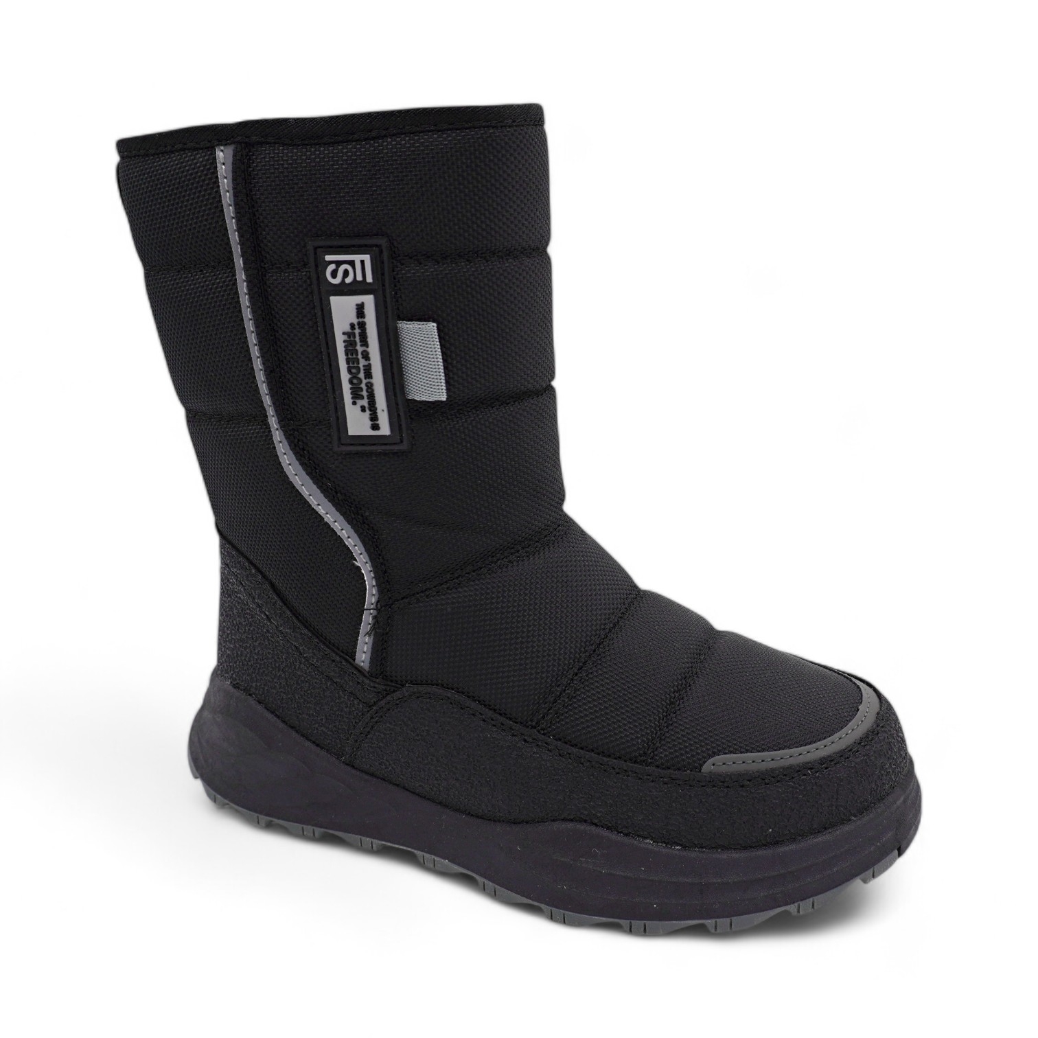 Ботинки мембранные на меху ХМ954-3-1 черные