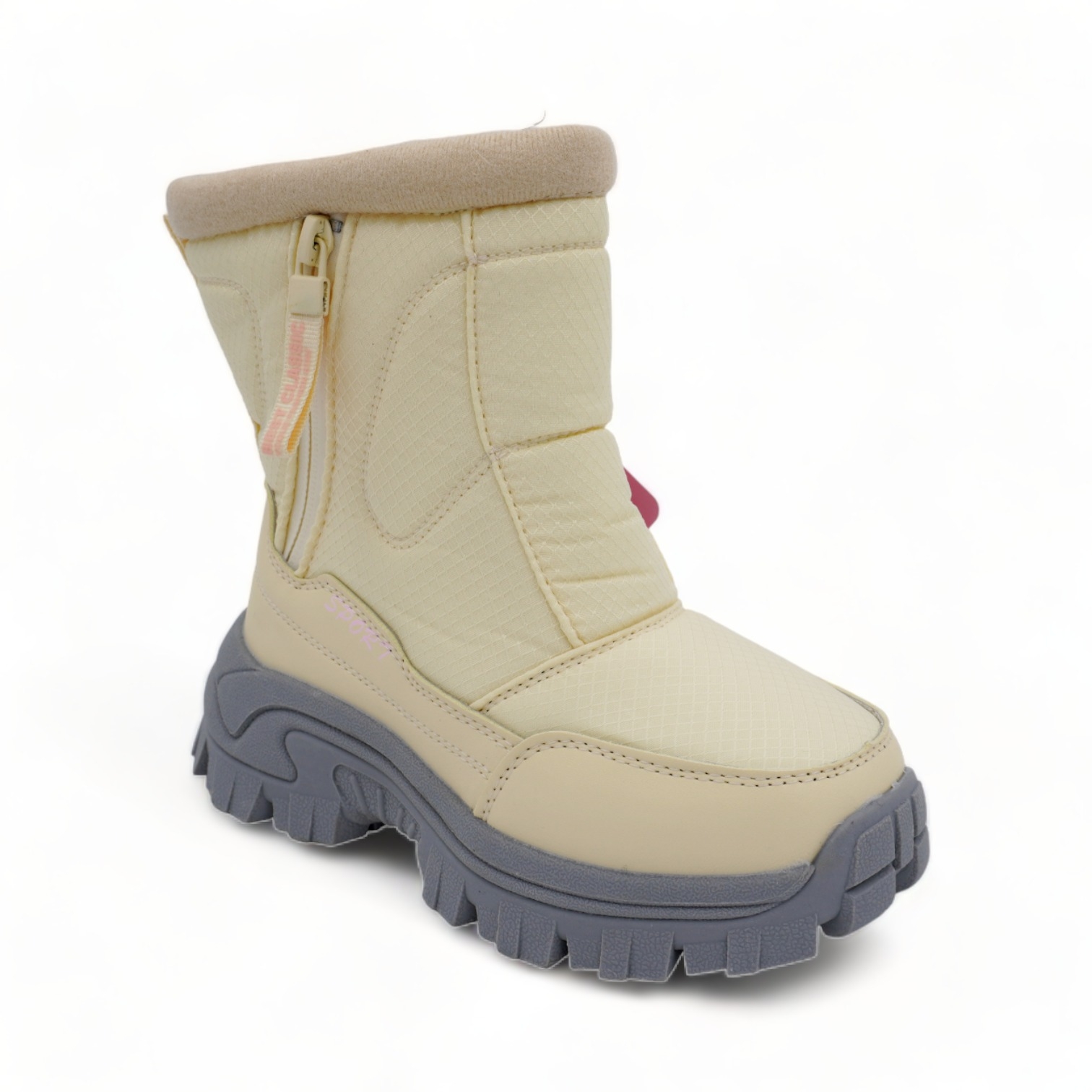 Сапоги мембранные на меху 210А-6 бежевый