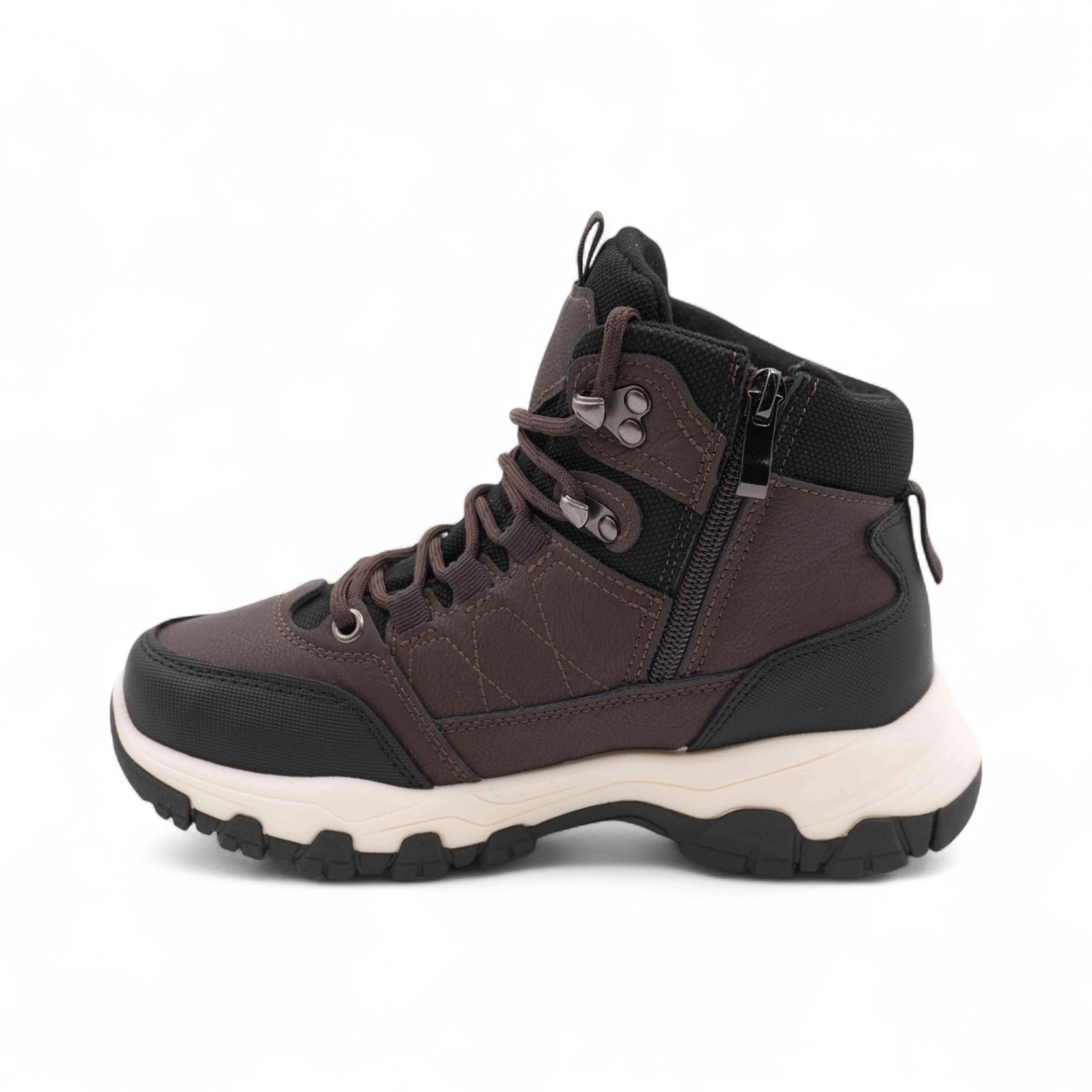 Кроссовки зимние на меху 1922-8 коричневые