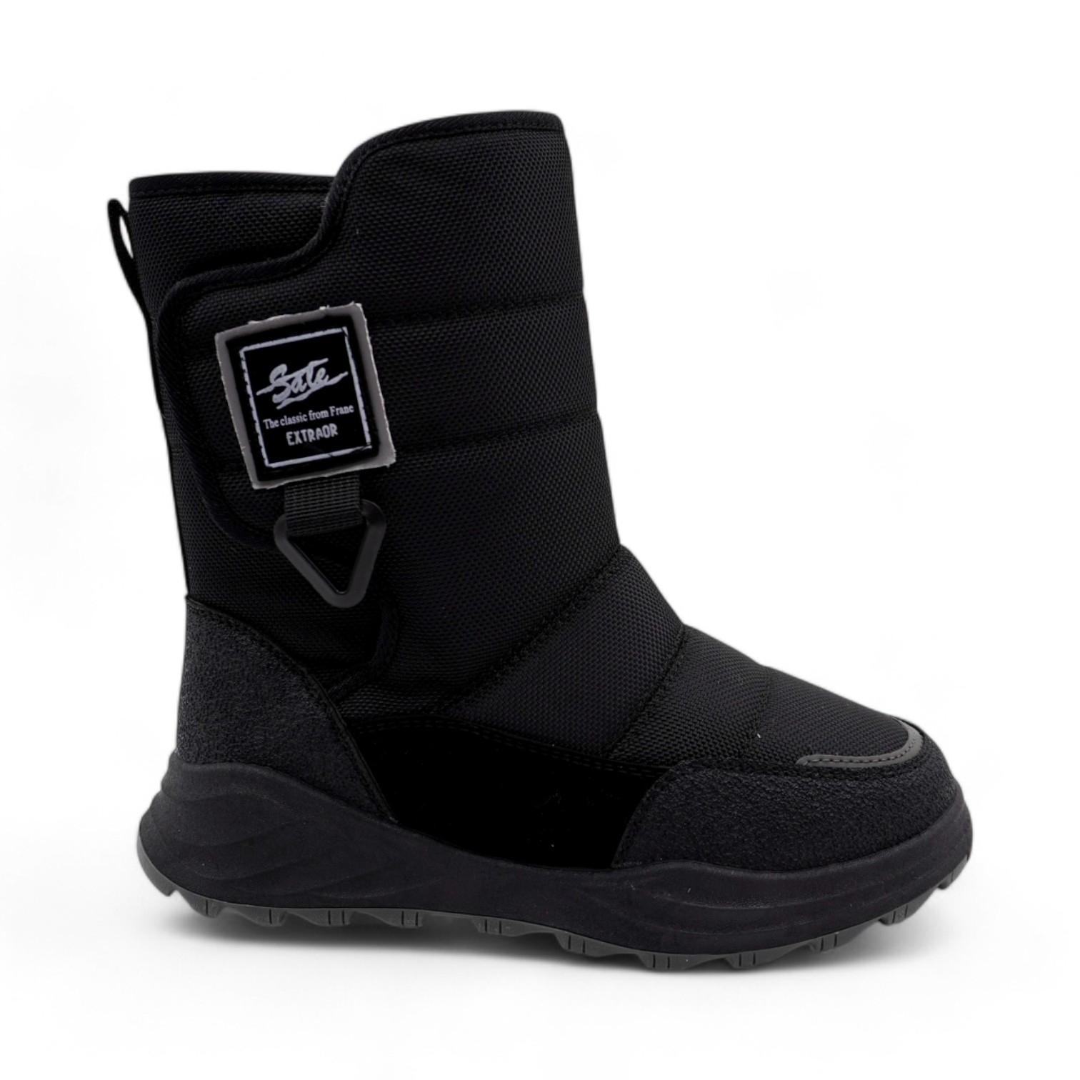 Ботинки мембранные на меху ХМ957-3-1 черный