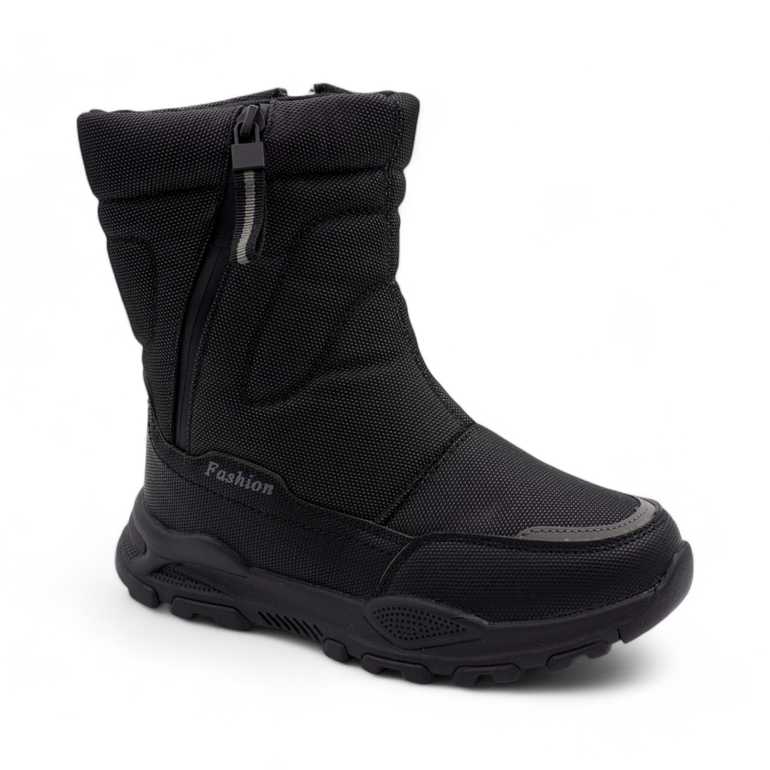 Ботинки мембранные на меху ХМ909-3-2 серый