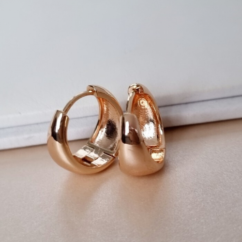 Серьги круглые крупные колечки коллекция 