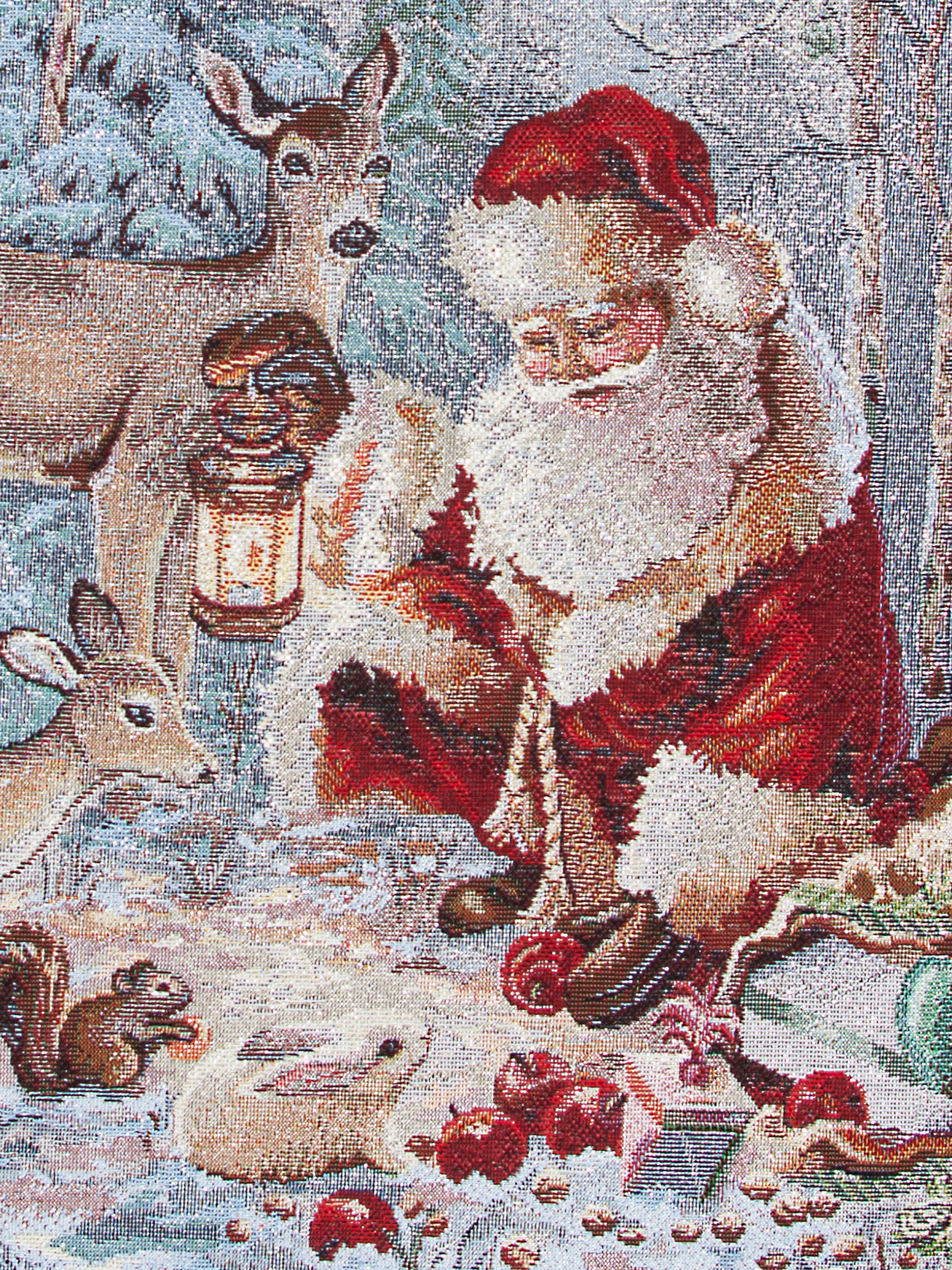 Угощение от Санты Наволочка 45х45 см серебро 2101287