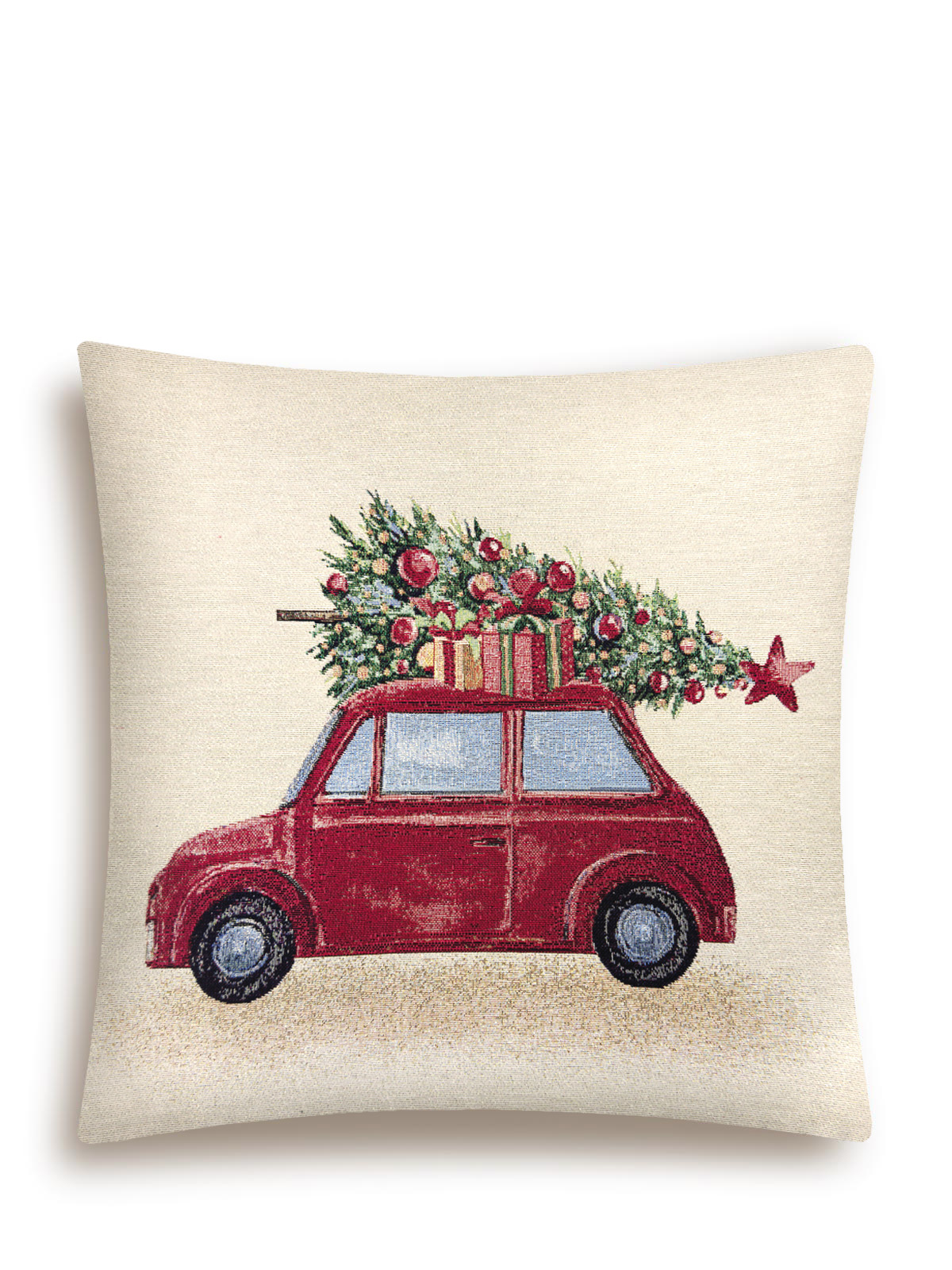 Ретро открытка Машинка Наволочка 45х45 см 2103515