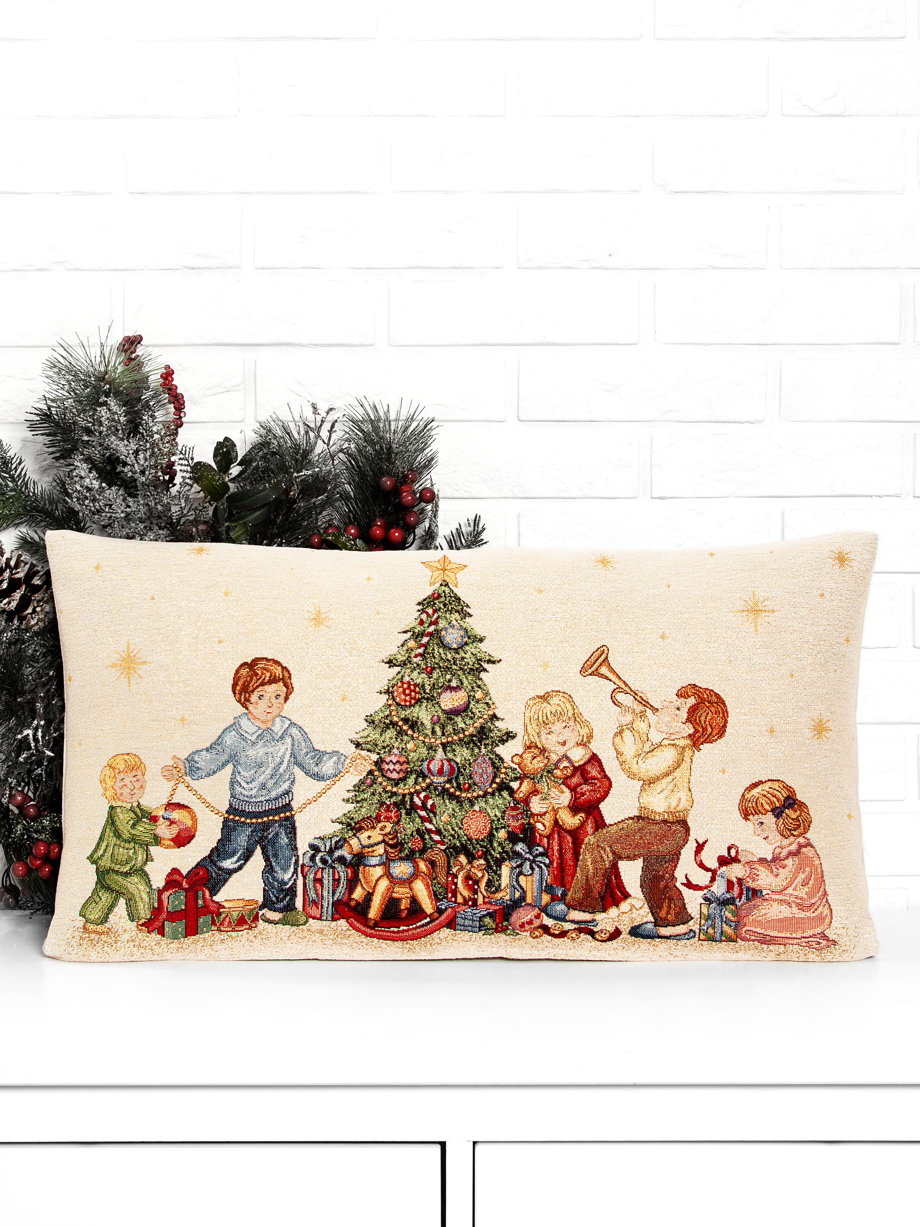 Ретро открытки Детский праздник Наволочка 40х70 см 2105176