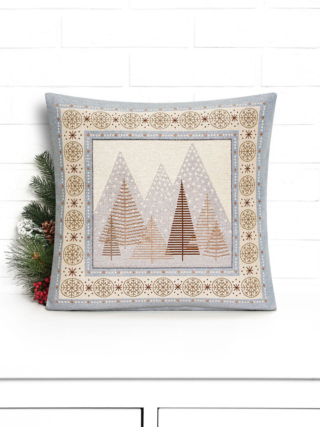 Орнамент Рождество Наволочка 45х45 см 2106805