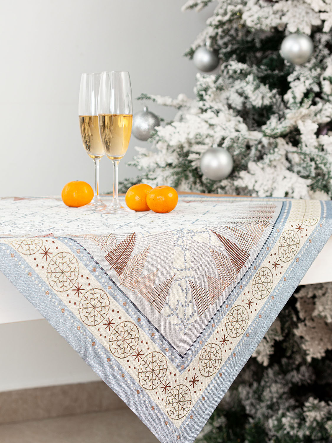 Орнамент Рождество Салфетка 100х100 см 2106804