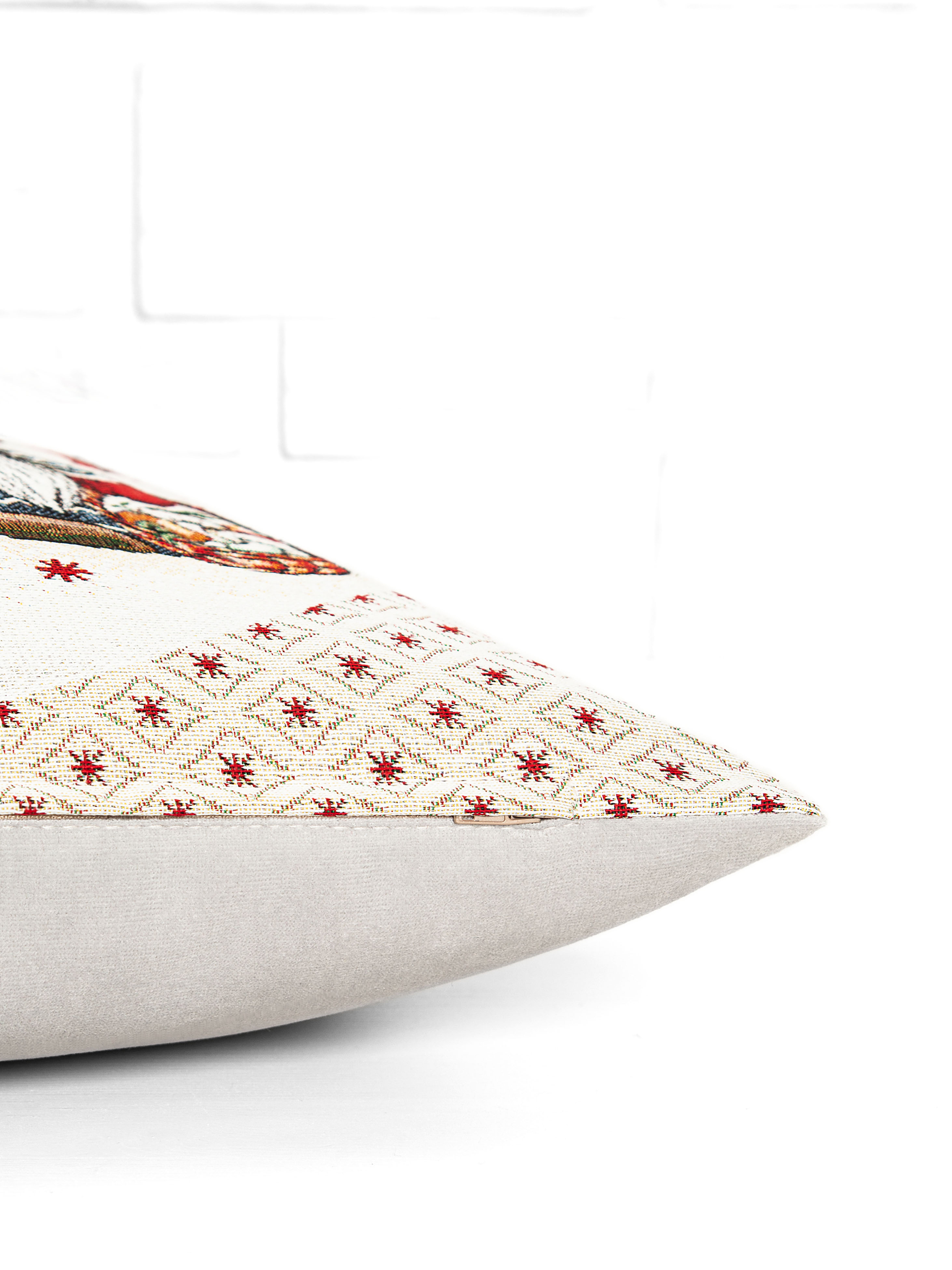 Гномы снежинки Наволочка 45х45 см 2105187