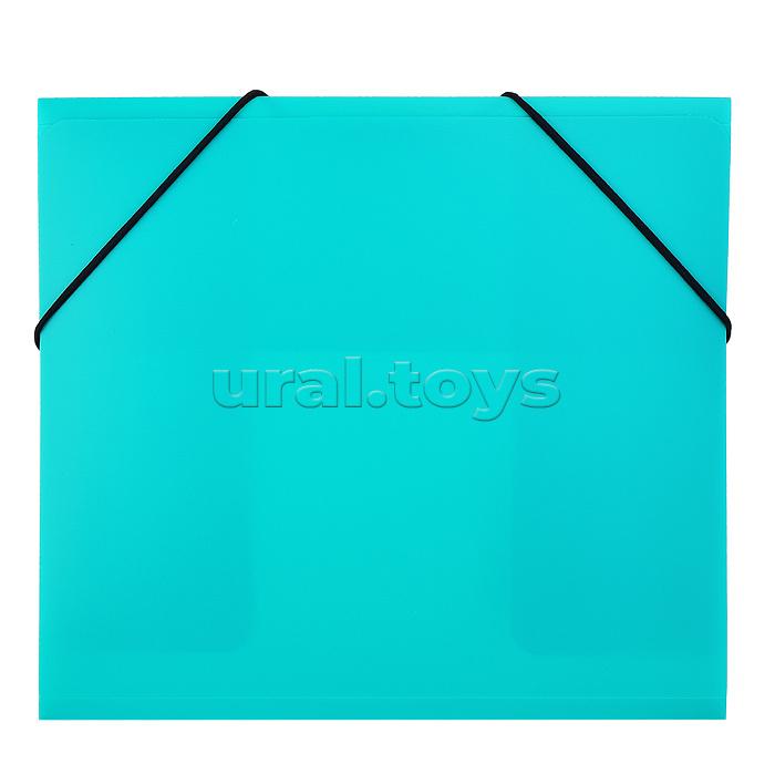 Папка на резинке A5 450 мкм, песок, зеленый