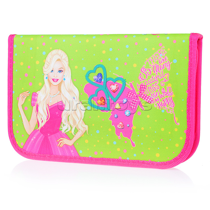 Пенал односекционный большой с откидной планкой печать на ткани