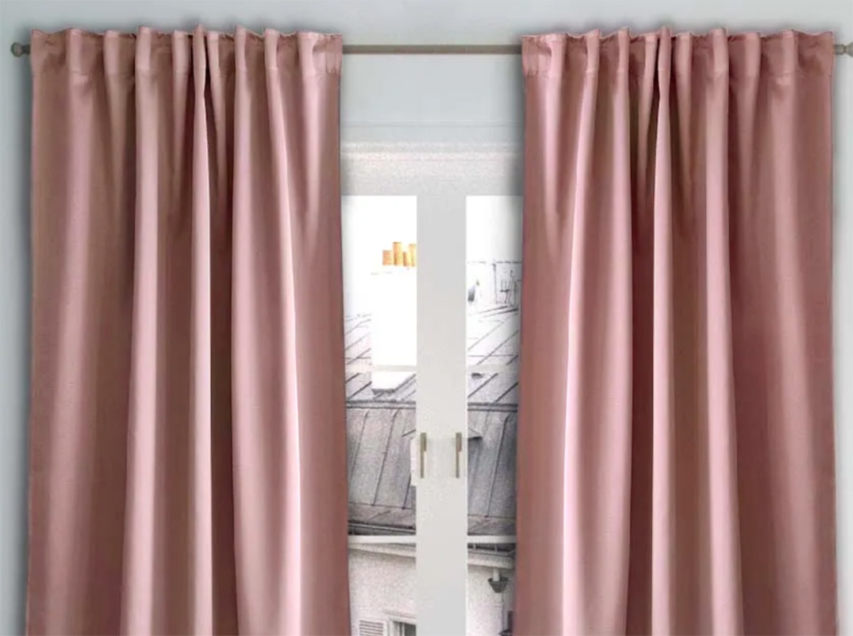 20ШС70-2-КВ Комплект штор цв 151617 270x145 - 2 шт. пыльная роза