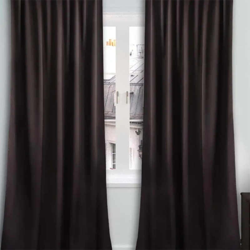 20ШС70-2-КВ Комплект штор цв 121001 270x145 - 2 шт. горький шоколад