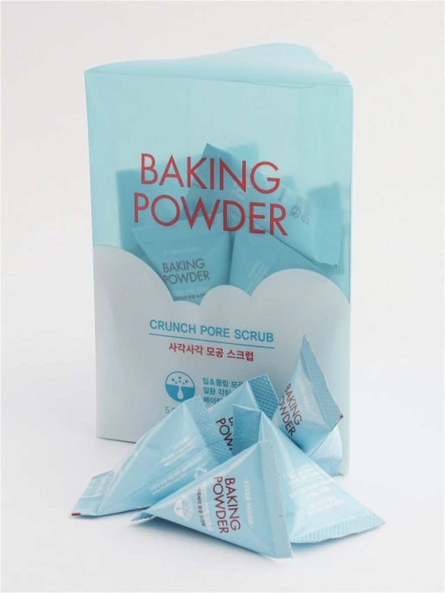 Etude House / Скраб для лица с содой. Baking Powder Crunch Pore Scrub 7 гр по 24 шт.
