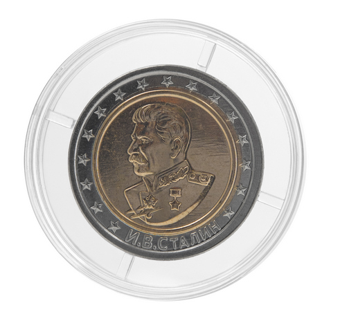 1922-1 Монета Сталин/Герб СССР биметалл золото (капсула)