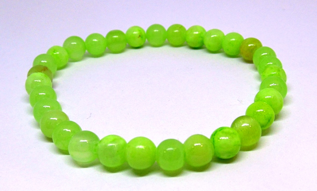 10-93 Браслет на резинке оникс 6 мм