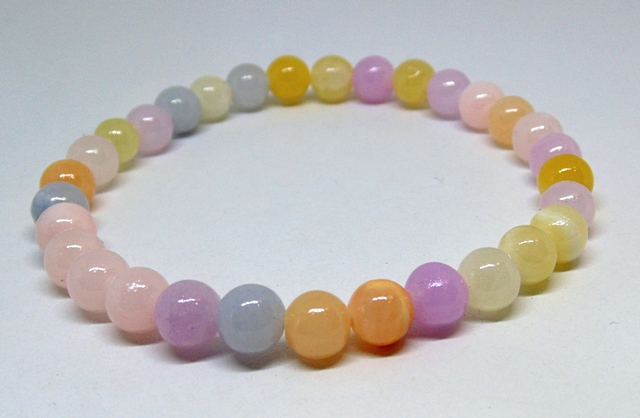 10-90 Браслет на резинке агат Ботсвана 6 мм