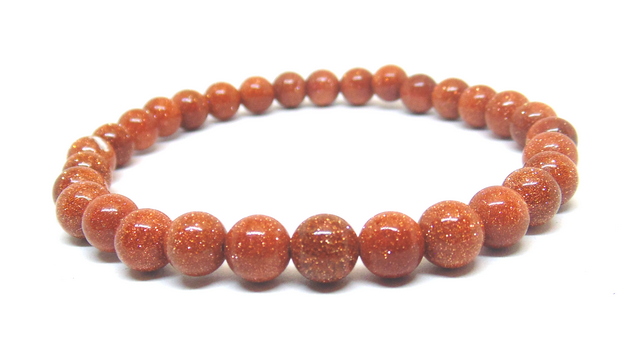 10-139 Браслет на резинке авантюрин 6 мм