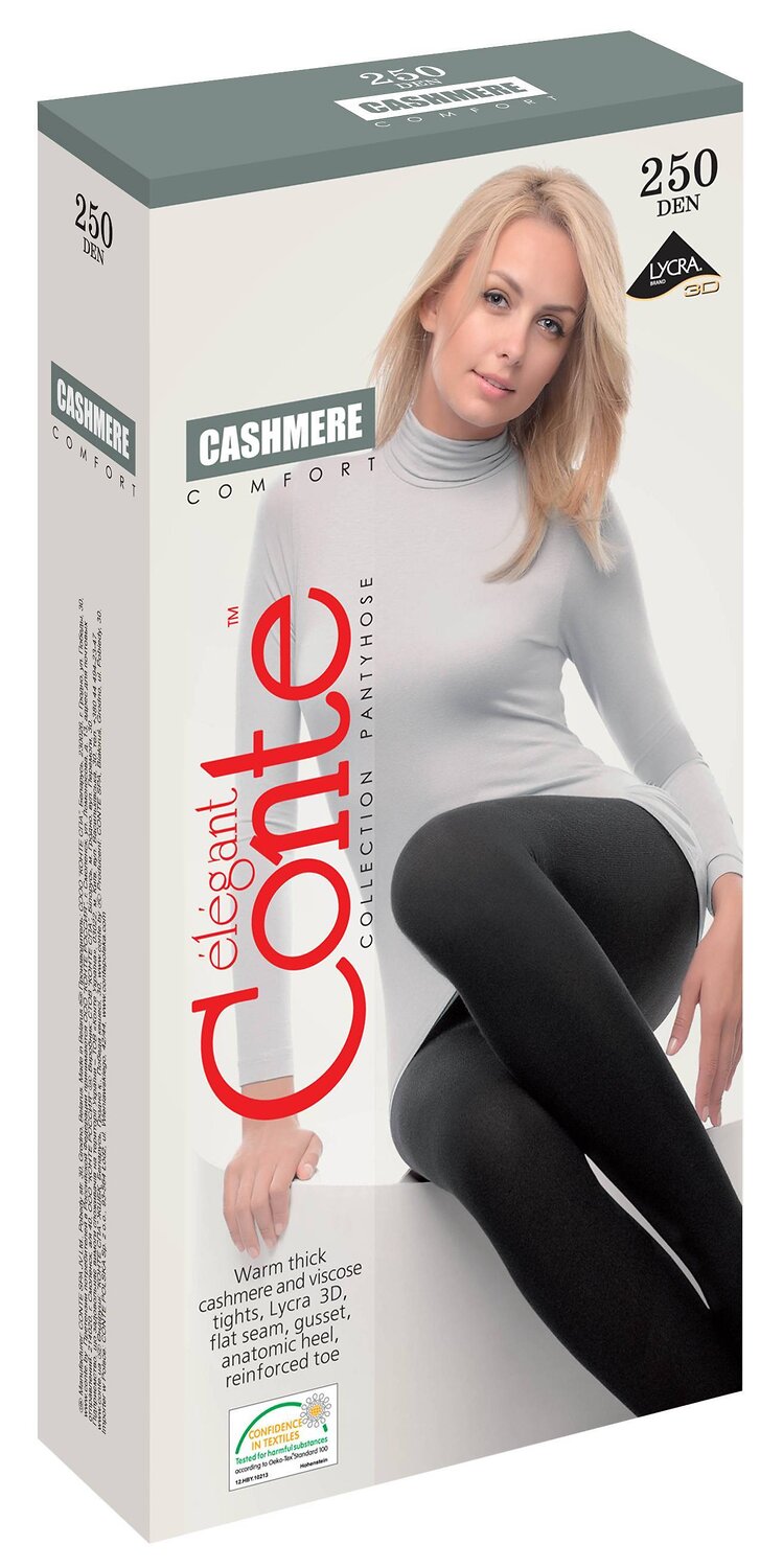 ст. ценаруб.! Conte elegant Колготки CASHMERE 250