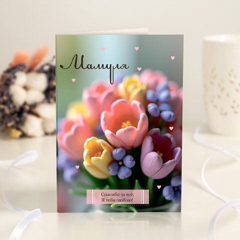 Открытка 4 шоколадки