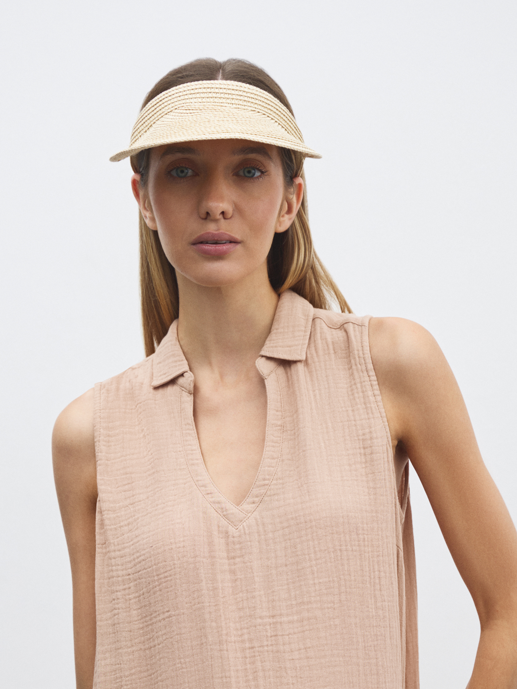 Женский козырек TENDANCE 3936688, бежевый