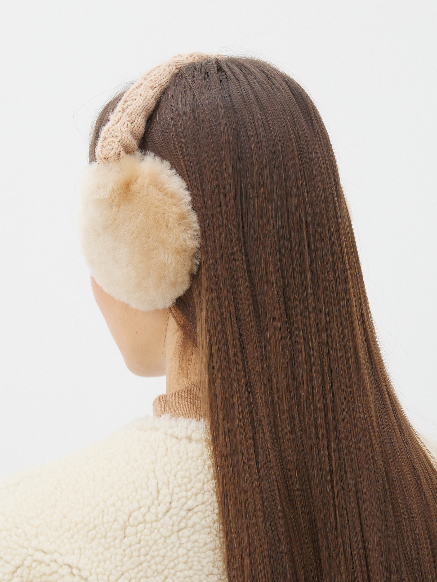 Женские утепленные наушники TENDANCE 4404686, темно-бежевый