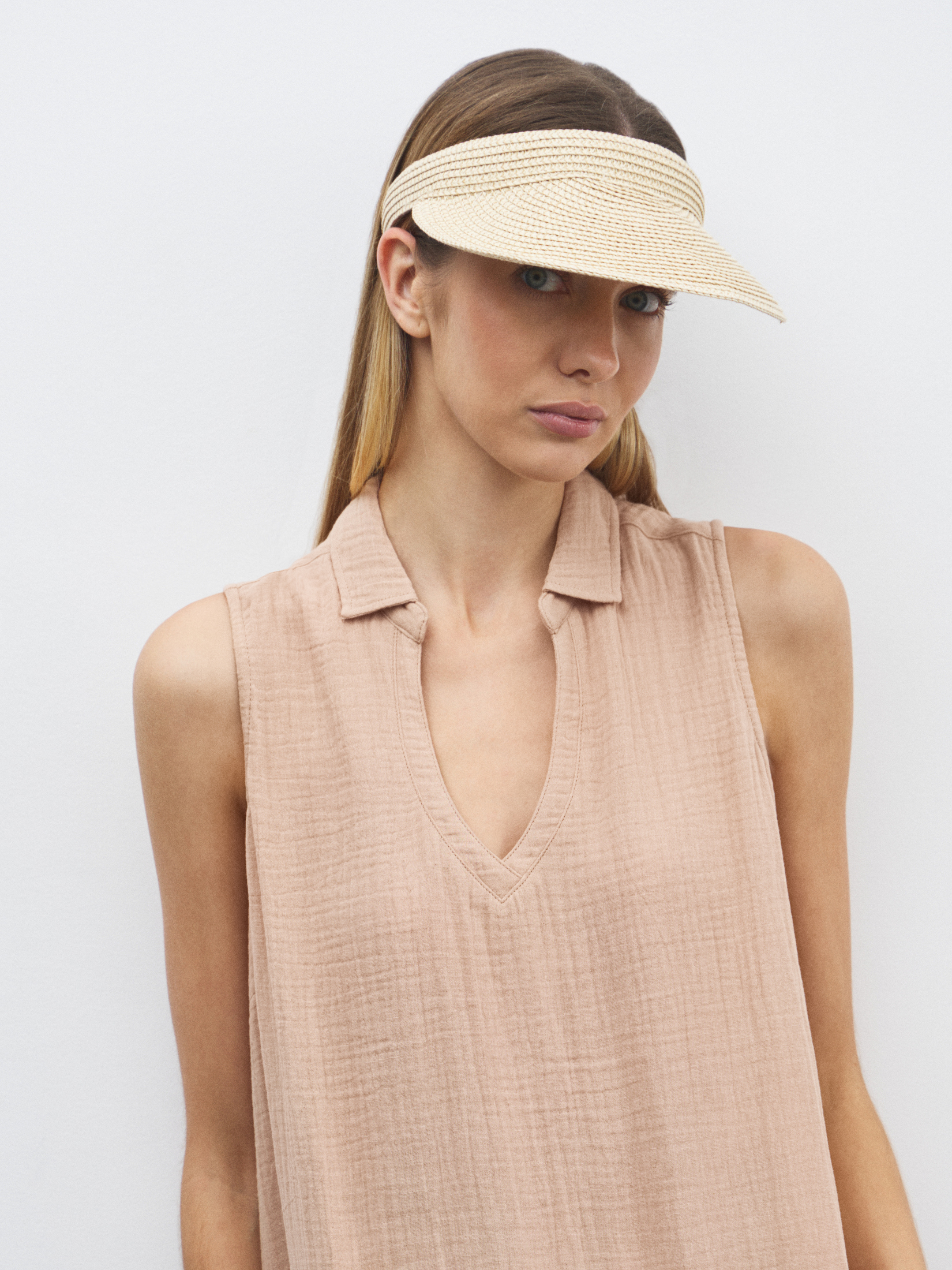 Женский козырек TENDANCE 3936688, бежевый