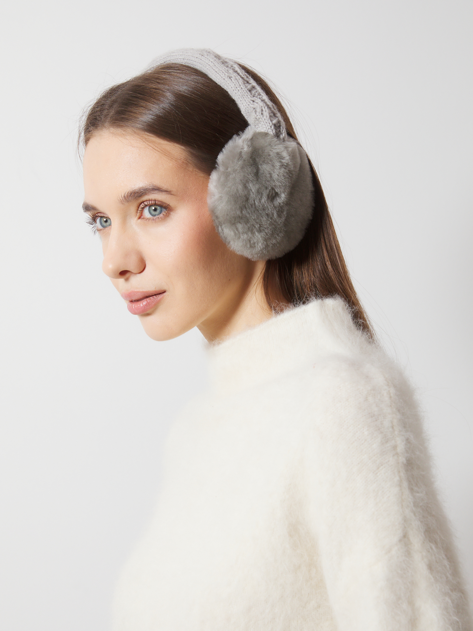 Женские утепленные наушники TENDANCE 4404702, серый