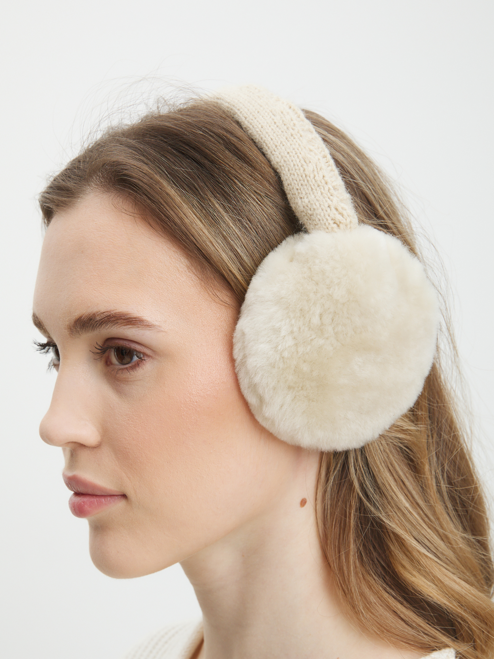 Женские утепленные наушники TENDANCE 4404665, светло-бежевый