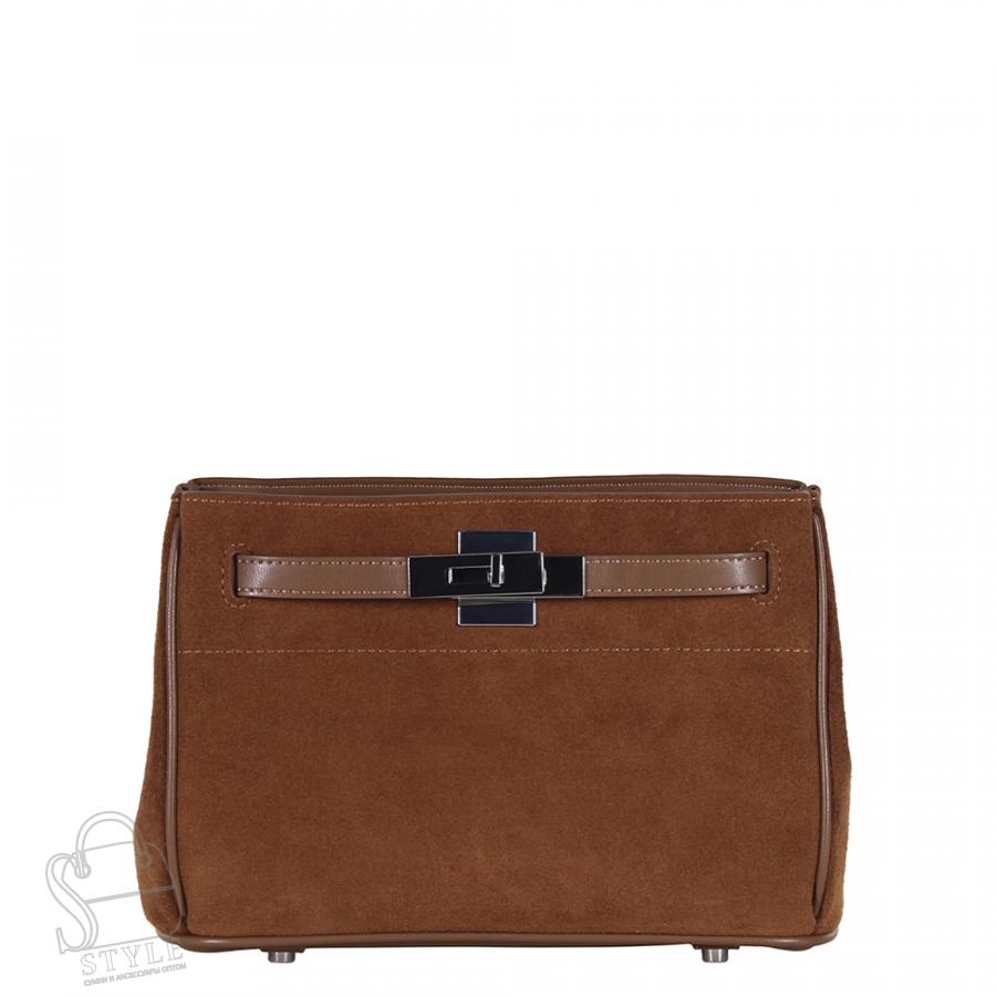 Сумка женская кожаная 6463BDAA brown Baidou