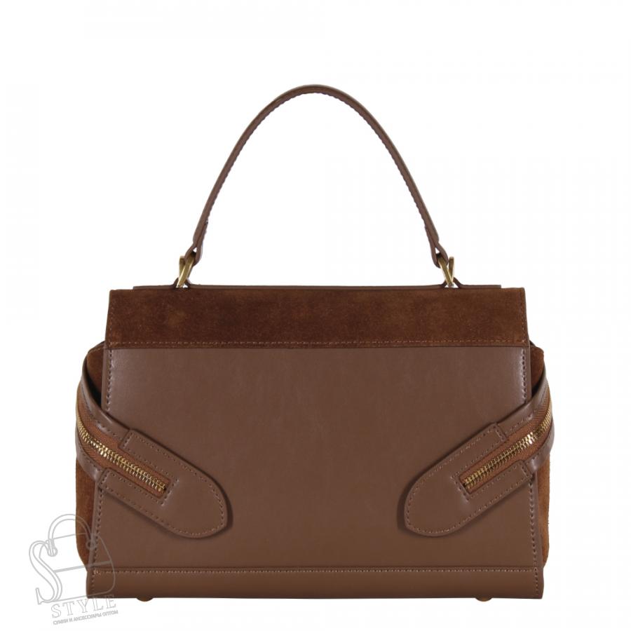 Сумка женская кожаная 68882BDAA brown Baidou