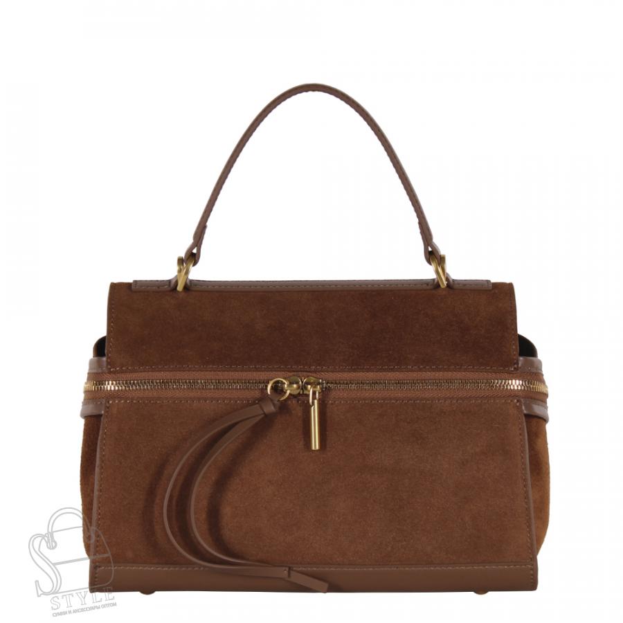 Сумка женская кожаная 68882BDAA brown Baidou