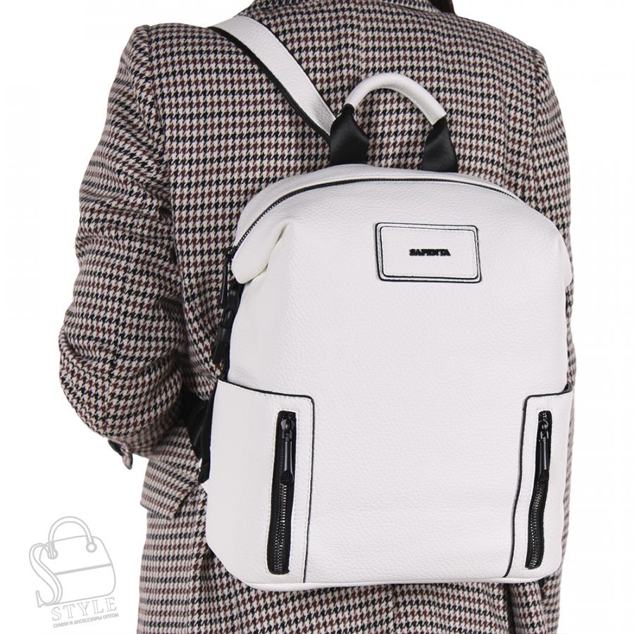 Рюкзак женский 69160 white Velina Fabbiano-Safenta/30
