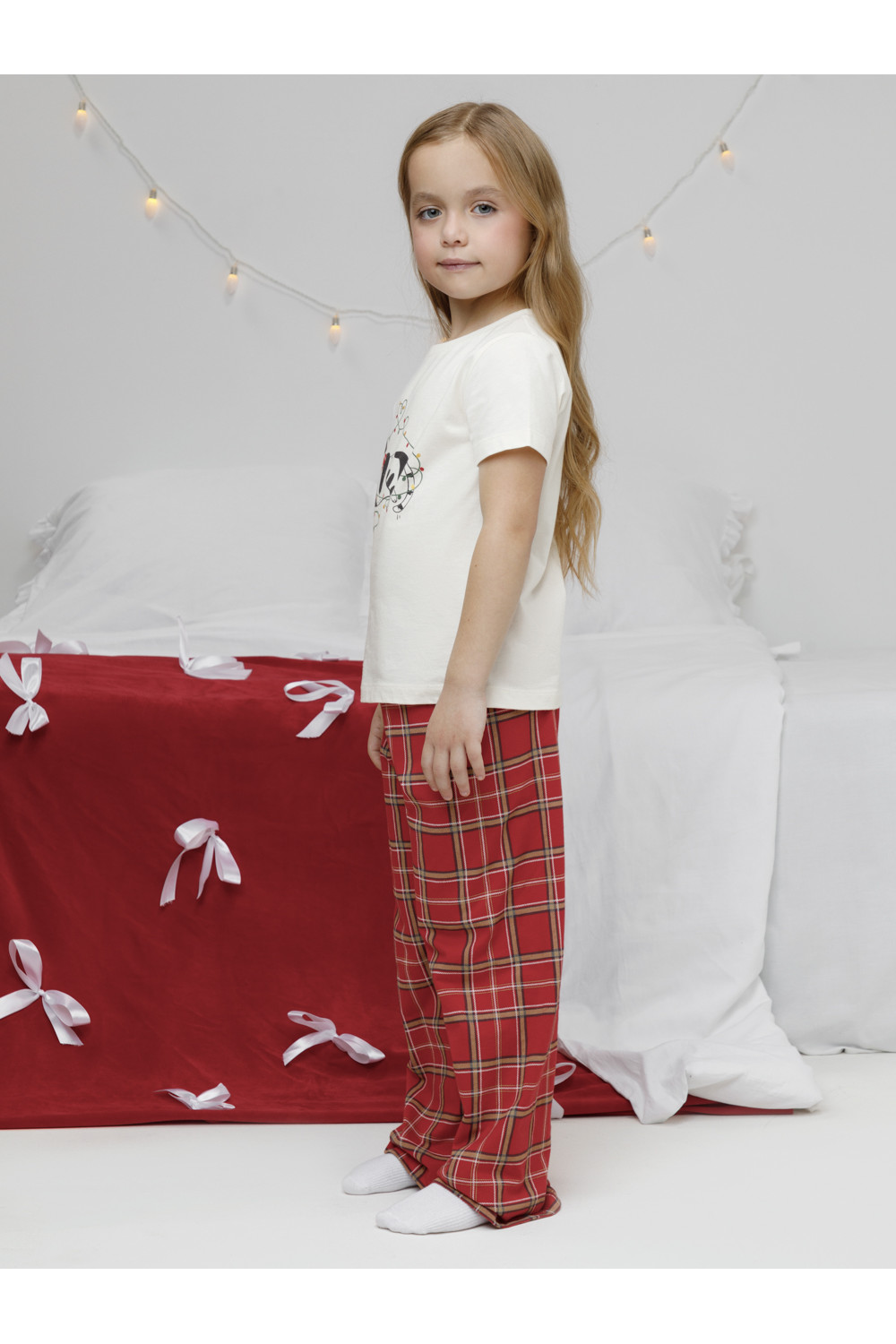 Crockid Пижама К 1640 молочный 1005 Н152 Crockid