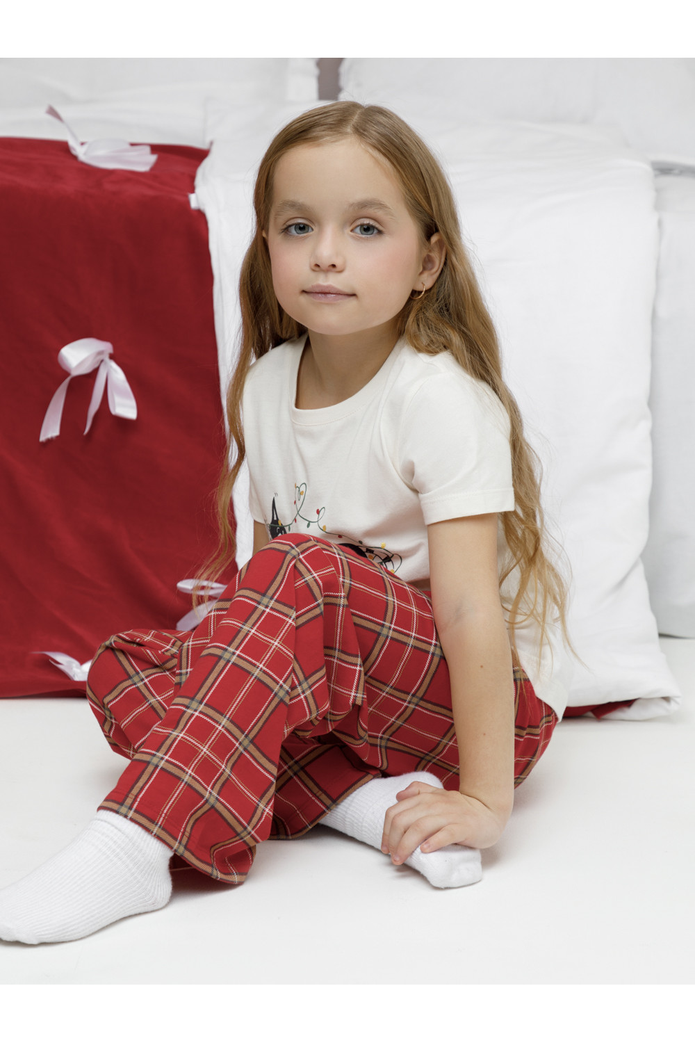 Crockid Пижама К 1640 молочный 1005 Н152 Crockid