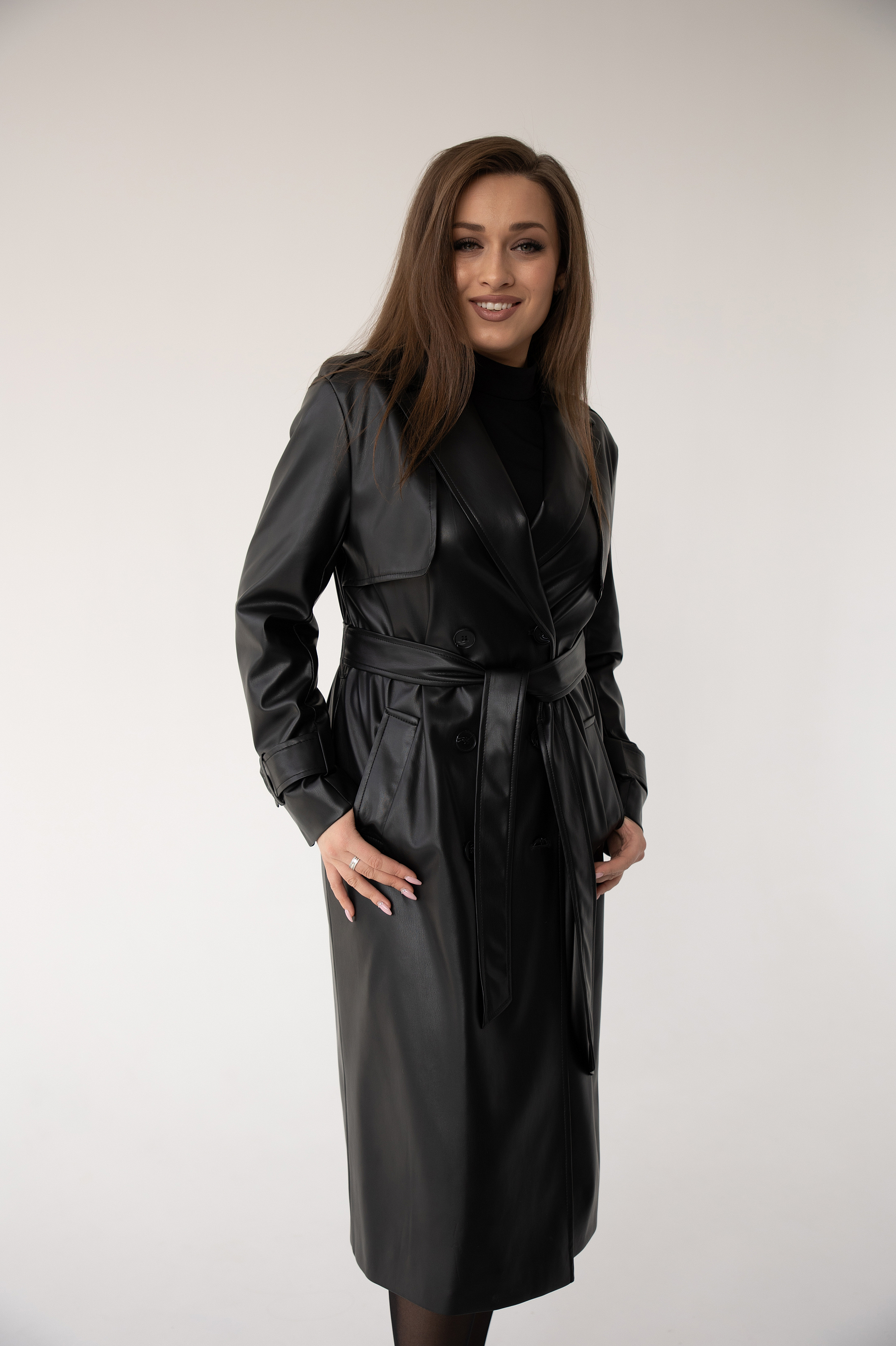 СТ. ЦЕНА 5300 руб//Плащ женский 1800 (черный/к)