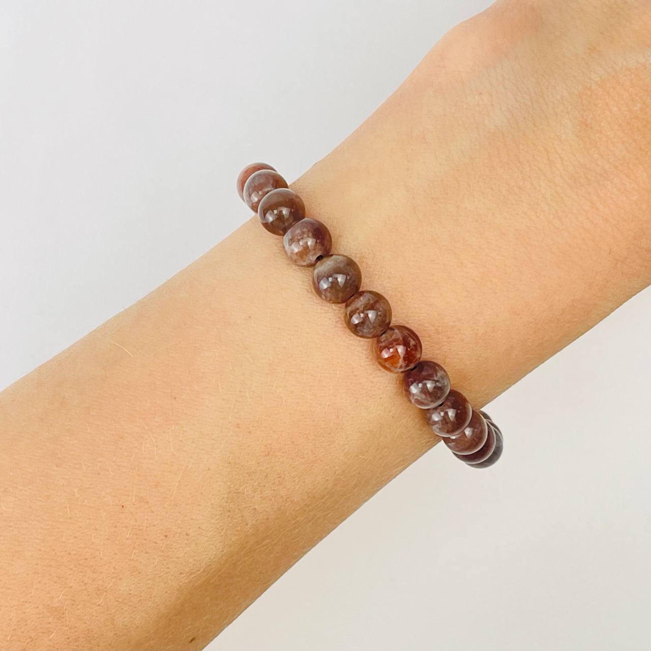 Радуга Самоцветов Браслет из Гелиолита (Солнечный камень)