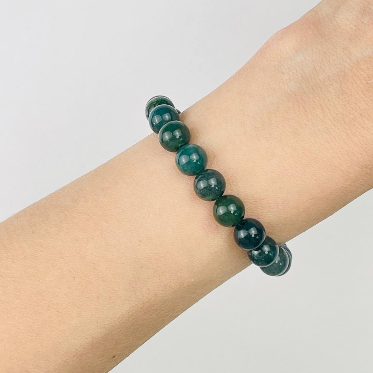 Радуга Самоцветов Браслет из Мохового агата